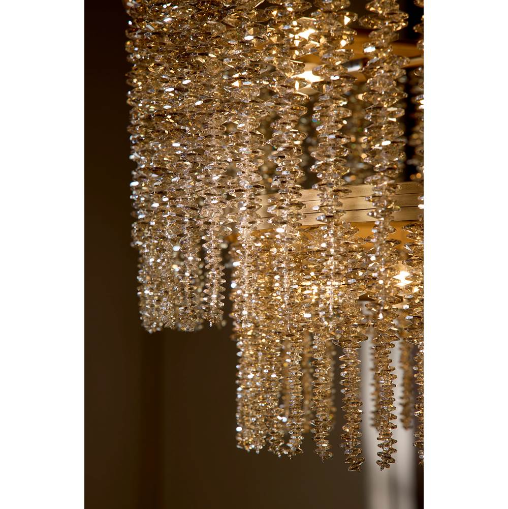 Fredrick Ramond FR41498BNG-LA Burnished Gold Medium Chandelier Image 2