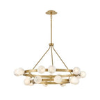 Fredrick Ramond FR41905LCB Lacquered Brass Large Multi Tier Chandelier Image 5