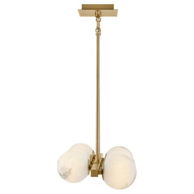 Fredrick Ramond FR41906LCB Lacquered Brass Large Ten Light Linear Image 4