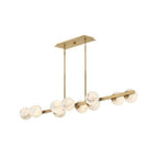 Fredrick Ramond FR41906LCB Lacquered Brass Large Ten Light Linear Image 3