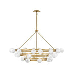 Fredrick Ramond FR41908LCB Lacquered Brass Double Extra Large Multi Tier Chandelier Image 3