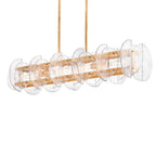 Fredrick Ramond FR41925DA Distressed Brass Medium Four Light Linear Image 8