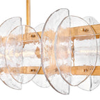 Fredrick Ramond FR41925DA Distressed Brass Medium Four Light Linear Image 7