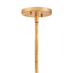 Fredrick Ramond FR41926DA Distressed Brass Large Drum Chandelier Image 4