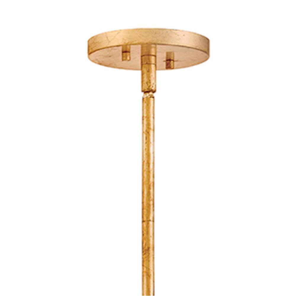 Fredrick Ramond FR41926DA Distressed Brass Large Drum Chandelier Image 4