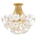Fredrick Ramond FR41961DG Deluxe Gold Medium Semi-flush Mount Image 1