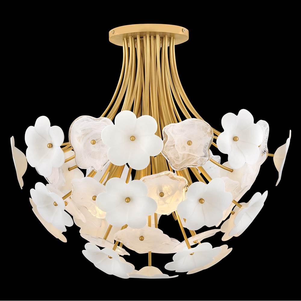 Fredrick Ramond FR41961DG Deluxe Gold Medium Semi-flush Mount Image 2