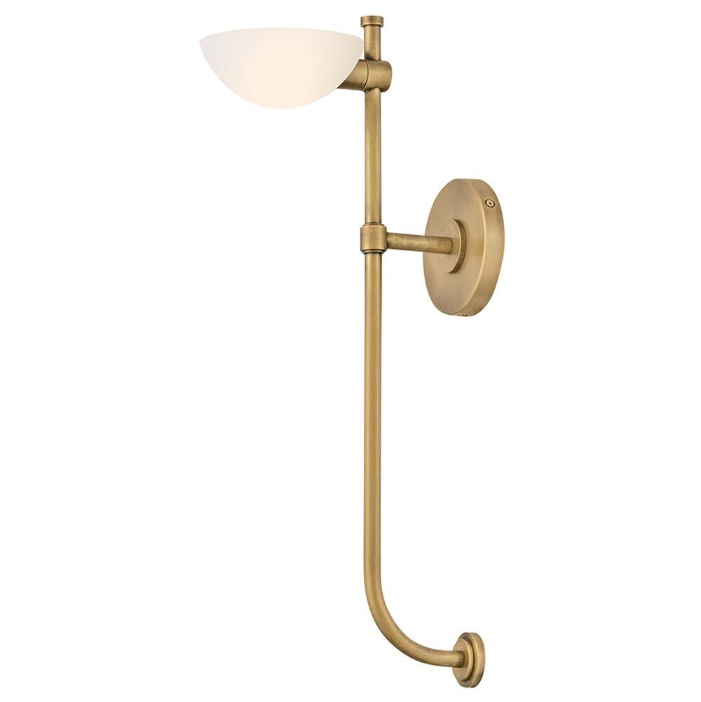 Fredrick Ramond FR42110HB Heritage Brass Large Single Light Sconce Image 6