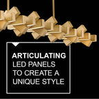 Fredrick Ramond FR42456LCB Lacquered Brass Large Led Linear Image 2