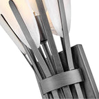 Fredrick Ramond FR43100BGR Brushed Graphite Large Sconce Image 6