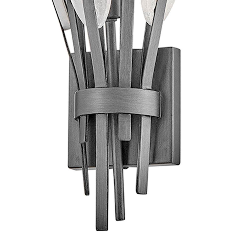 Fredrick Ramond FR43100BGR Brushed Graphite Large Sconce Image 4
