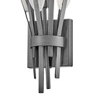 Fredrick Ramond FR43100BGR Brushed Graphite Large Sconce Image 4