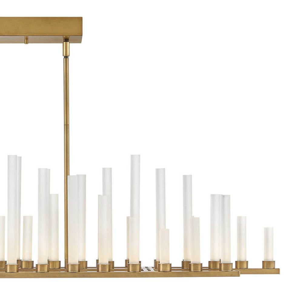Fredrick Ramond FR46108HBR Heritage Brass Chandelier Trinity Image 3