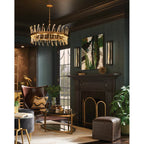 Fredrick Ramond FR46402BLK Black Sconce Styx Image 2