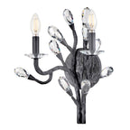 Fredrick Ramond FR46802BGR Brushed Graphite Medium Two Light Sconce Image 2