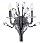 Fredrick Ramond FR46802BGR Brushed Graphite Medium Two Light Sconce Image 1