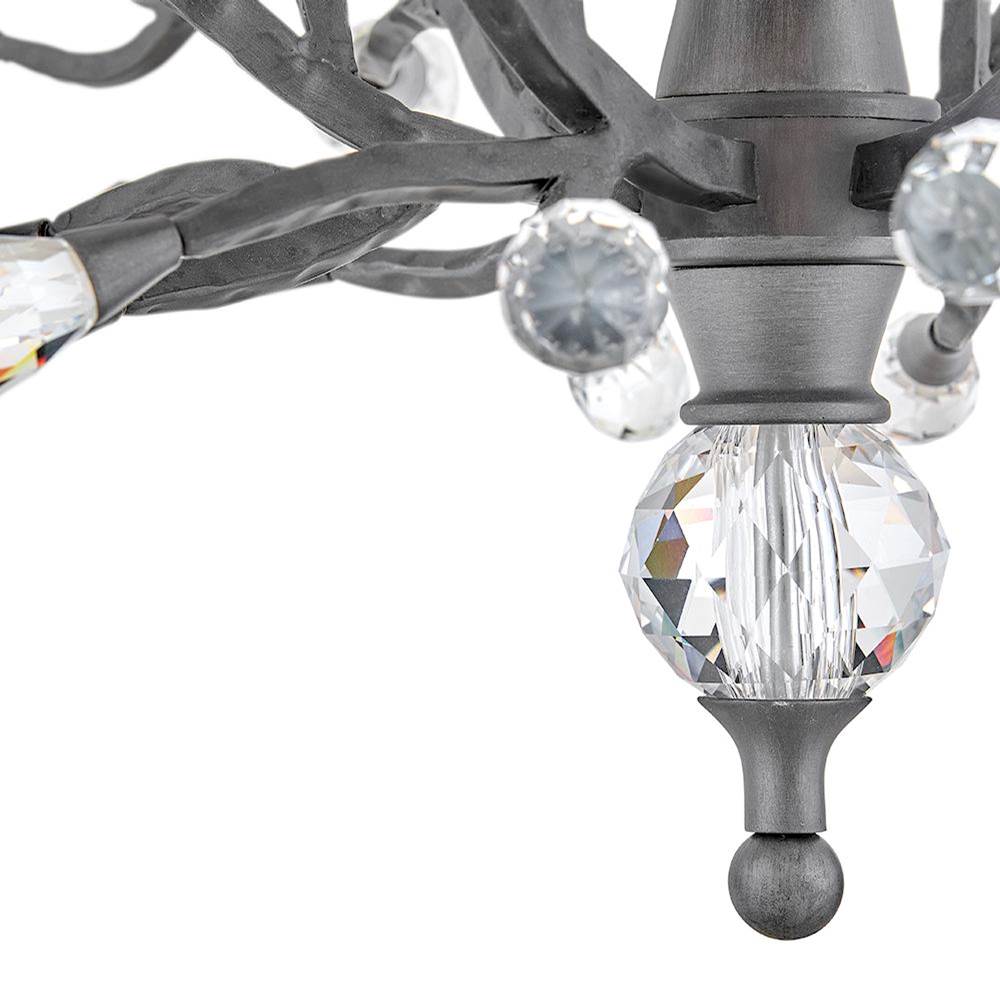 Fredrick Ramond FR46809BGR Brushed Graphite Medium Two Tier Chandelier Image 8