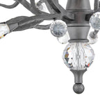 Fredrick Ramond FR46809BGR Brushed Graphite Medium Two Tier Chandelier Image 8