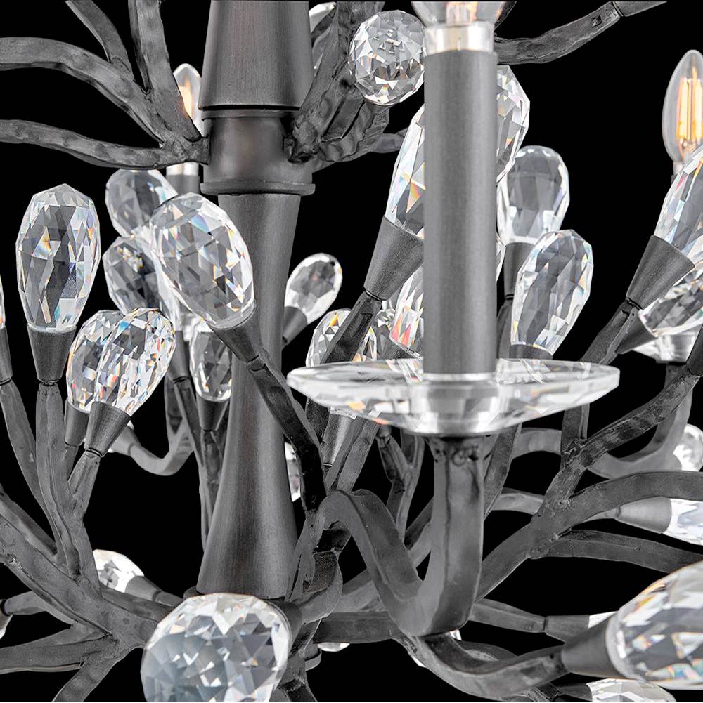 Fredrick Ramond FR46809BGR Brushed Graphite Medium Two Tier Chandelier Image 5