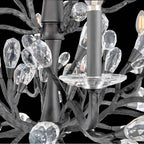 Fredrick Ramond FR46809BGR Brushed Graphite Medium Two Tier Chandelier Image 5