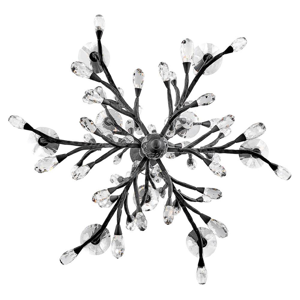 Fredrick Ramond FR46809BGR Brushed Graphite Medium Two Tier Chandelier Image 3