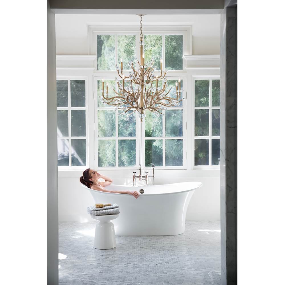 Fredrick Ramond FR46810CPG Champagne Gold Foyer Eve Image 2