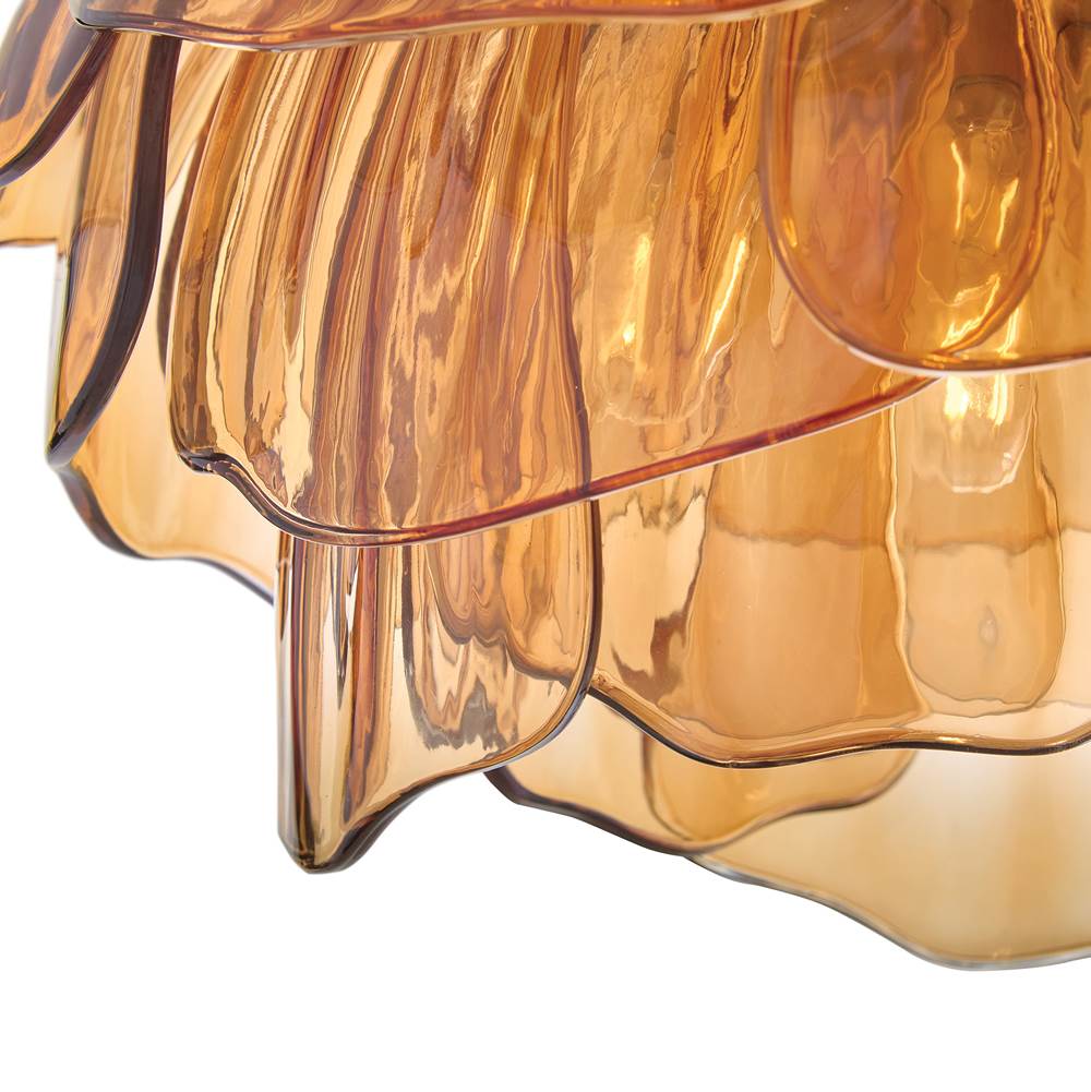 Fredrick Ramond FR46895UB-AM Unlacquered Brass Small Chandelier Image 7