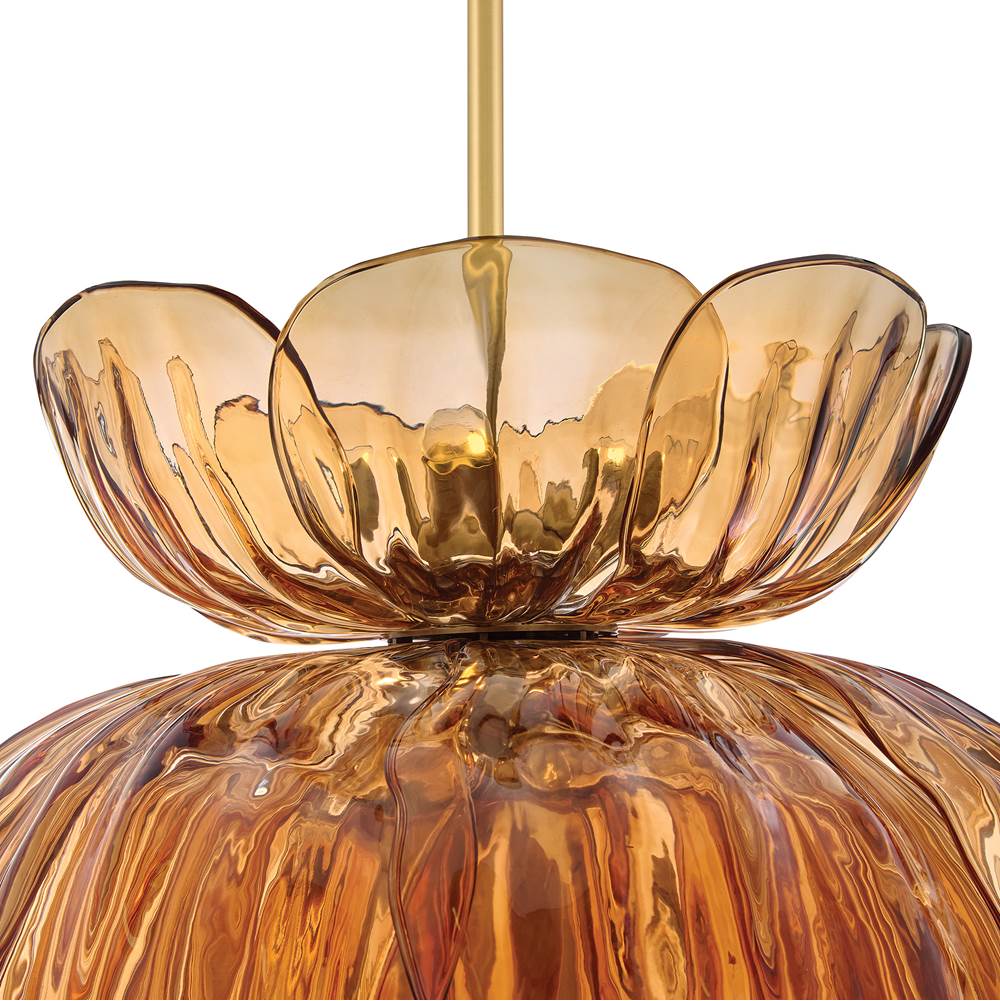 Fredrick Ramond FR46895UB-AM Unlacquered Brass Small Chandelier Image 6