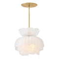 Fredrick Ramond FR46895UB Unlacquered Brass Small Chandelier Image 1