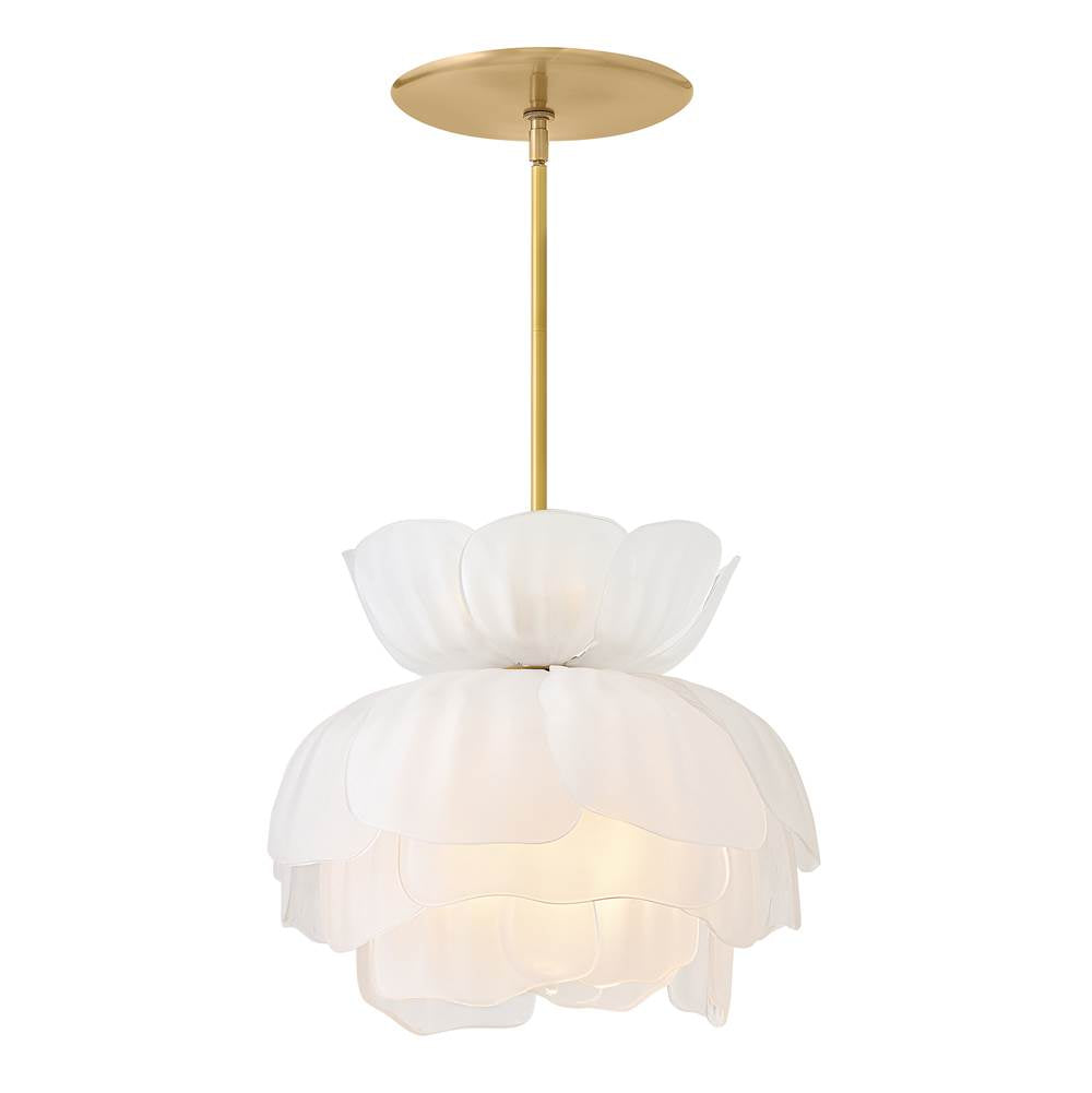 Fredrick Ramond FR46895UB Unlacquered Brass Small Chandelier Image 1