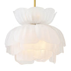 Fredrick Ramond FR46895UB Unlacquered Brass Small Chandelier Image 4