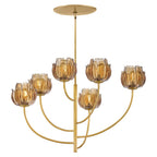 Fredrick Ramond FR46896UB-AM Unlacquered Brass Medium Chandelier Image 1