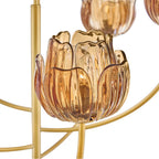 Fredrick Ramond FR46896UB-AM Unlacquered Brass Medium Chandelier Image 7