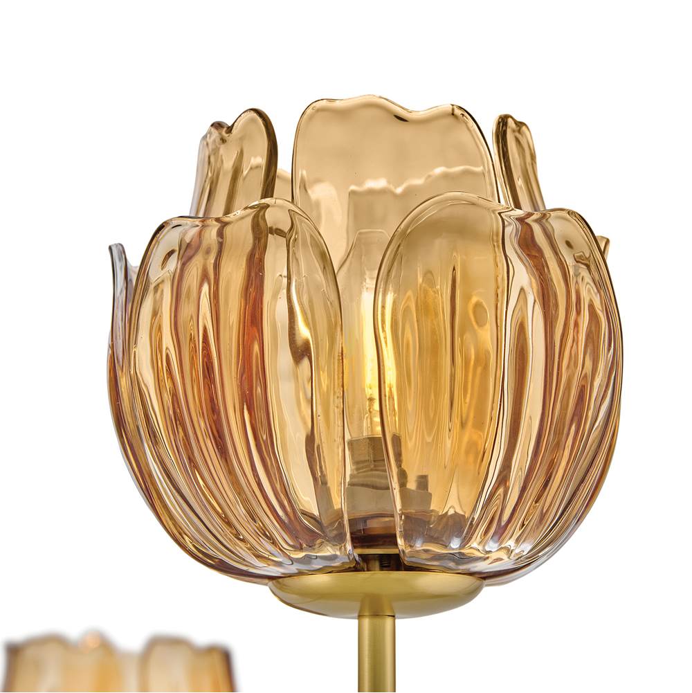 Fredrick Ramond FR46896UB-AM Unlacquered Brass Medium Chandelier Image 6