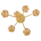 Fredrick Ramond FR46896UB-AM Unlacquered Brass Medium Chandelier Image 3