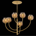 Fredrick Ramond FR46896UB-AM Unlacquered Brass Medium Chandelier Image 2