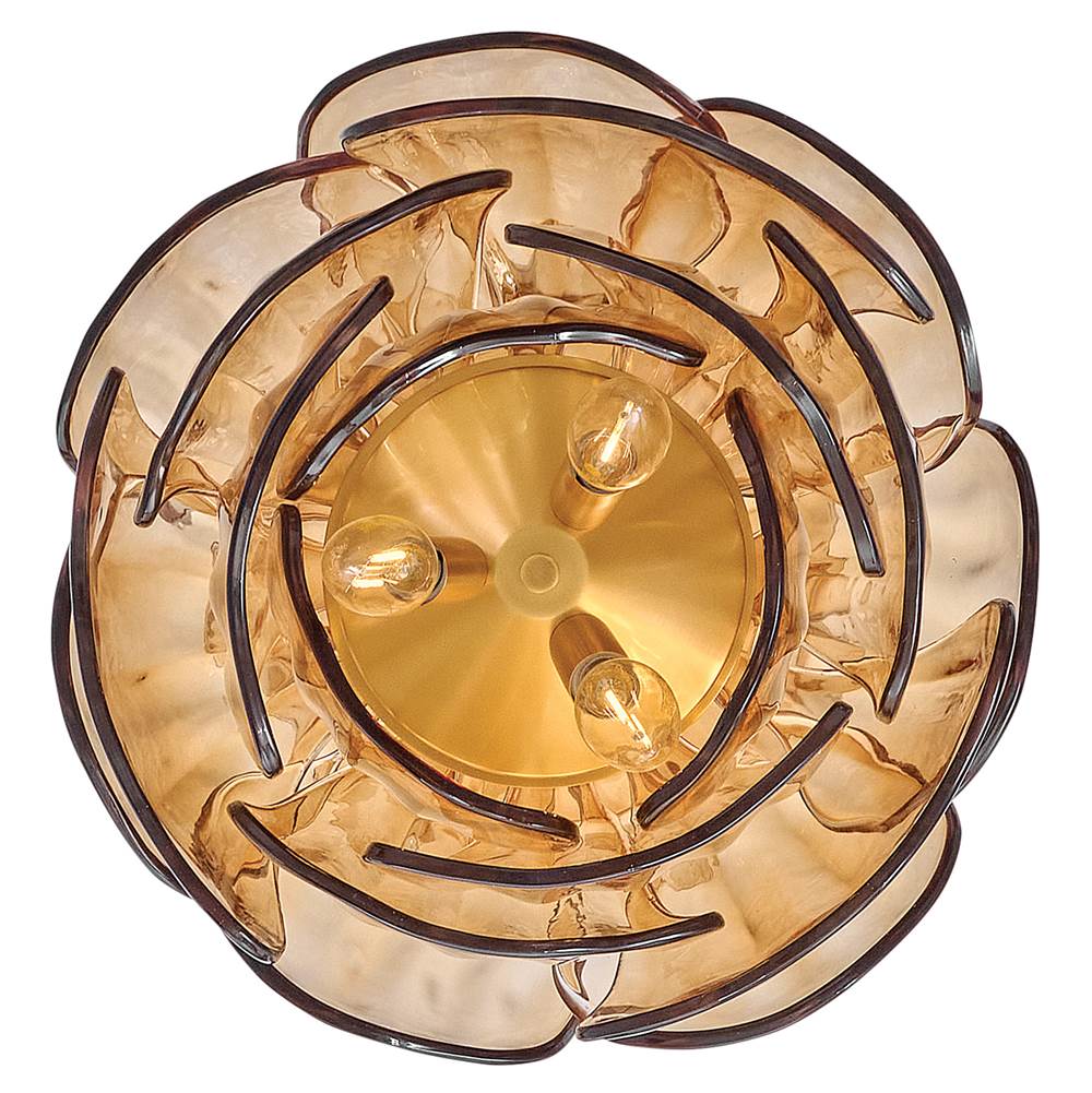 Fredrick Ramond FR46897UB-AM Unlacquered Brass Medium Pendant Image 5