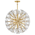 Fredrick Ramond FR46905UB Unlacquered Brass Medium Globe Chandelier Image 1