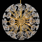 Fredrick Ramond FR46905UB Unlacquered Brass Medium Globe Chandelier Image 5