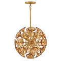 Fredrick Ramond FR46907UB-AM Unlacquered Brass Large Pendant Image 1