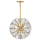 Fredrick Ramond FR46907UB Unlacquered Brass Large Pendant Image 1