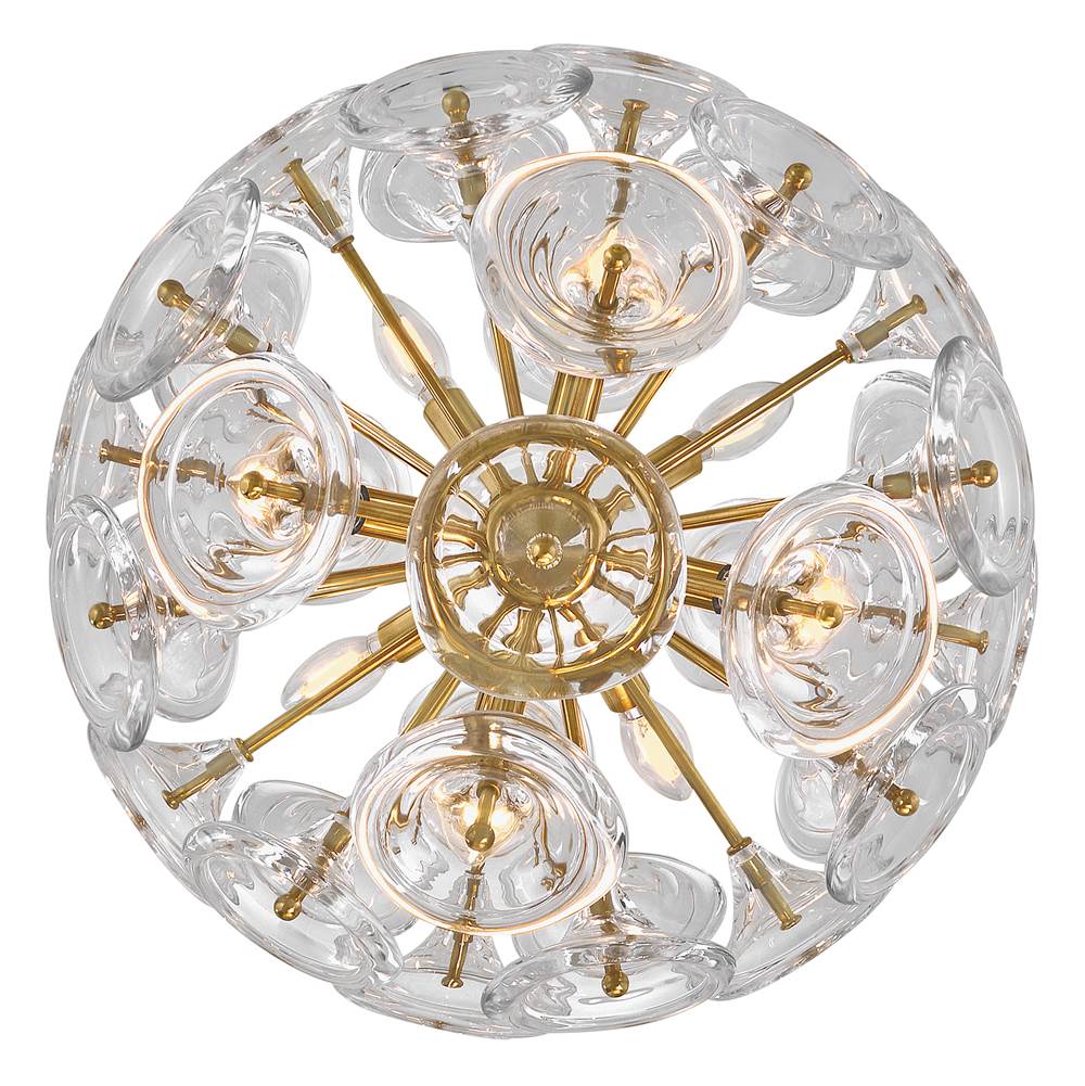 Fredrick Ramond FR46907UB Unlacquered Brass Large Pendant Image 4