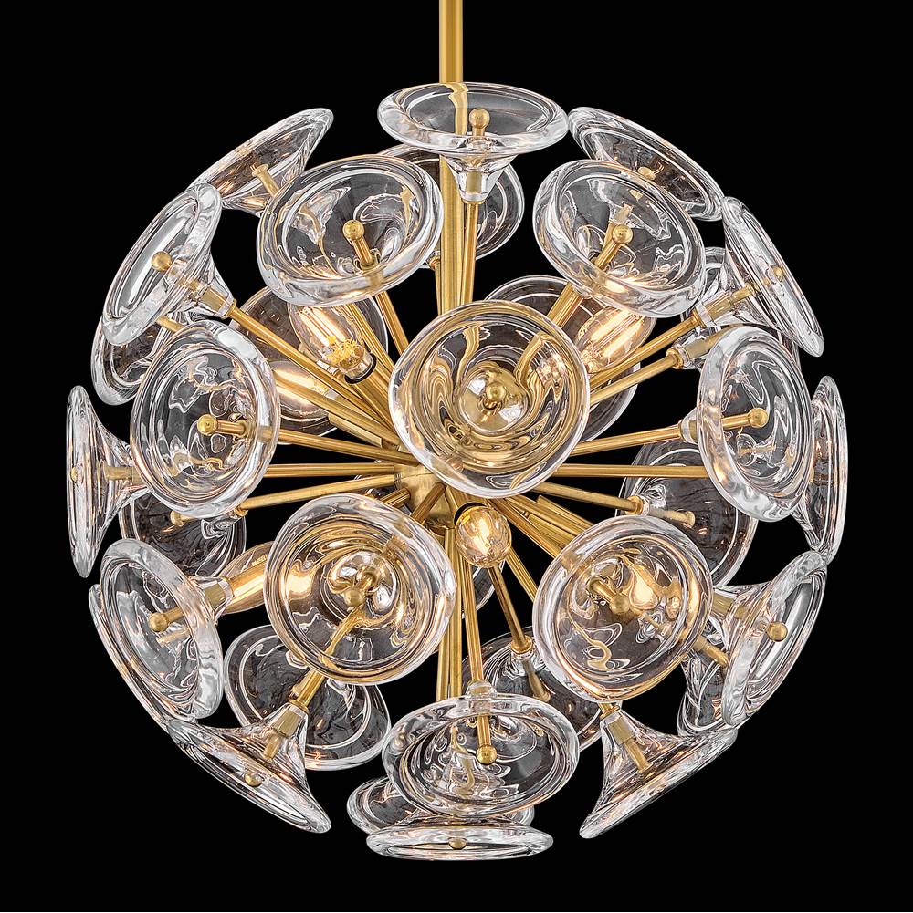 Fredrick Ramond FR46907UB Unlacquered Brass Large Pendant Image 2