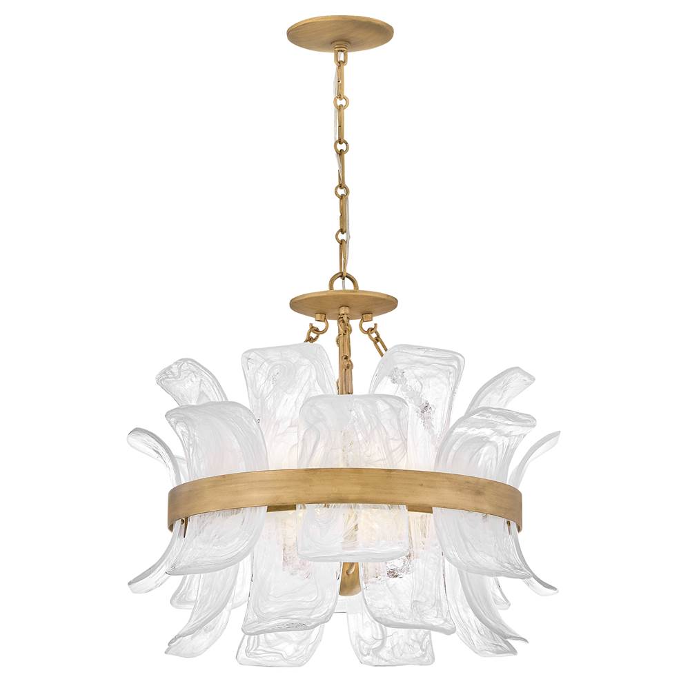 Fredrick Ramond FR46911BNG Burnished Gold Medium Convertible Chandelier Image 1
