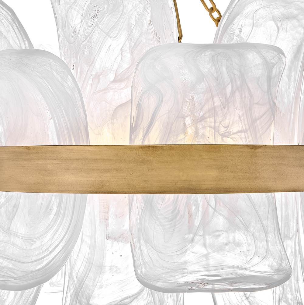 Fredrick Ramond FR46911BNG Burnished Gold Medium Convertible Chandelier Image 5