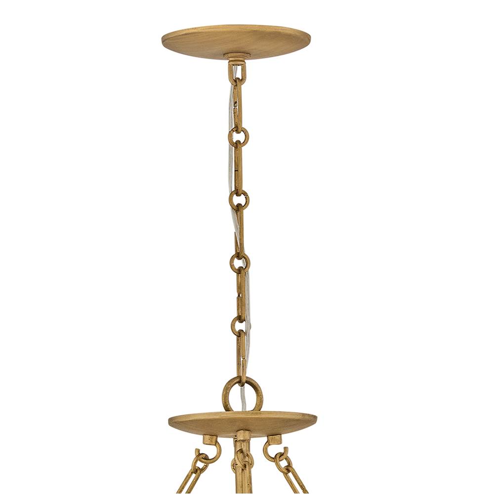 Fredrick Ramond FR46911BNG Burnished Gold Medium Convertible Chandelier Image 4
