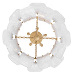 Fredrick Ramond FR46911BNG Burnished Gold Medium Convertible Chandelier Image 3