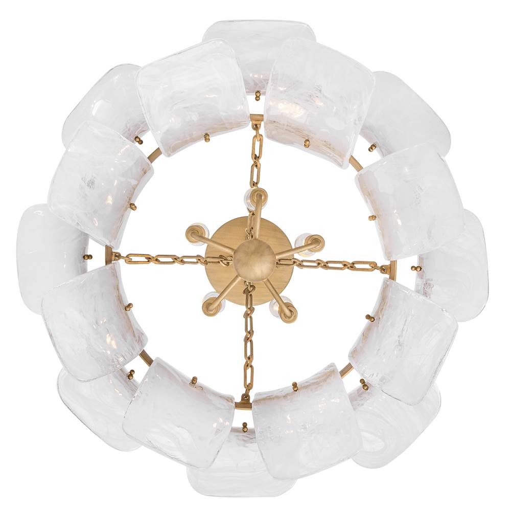 Fredrick Ramond FR46911BNG Burnished Gold Medium Convertible Chandelier Image 3