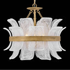 Fredrick Ramond FR46911BNG Burnished Gold Medium Convertible Chandelier Image 2
