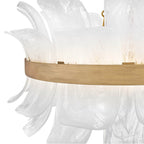 Fredrick Ramond FR46914BNG Burnished Gold Medium Drum Chandelier Image 6